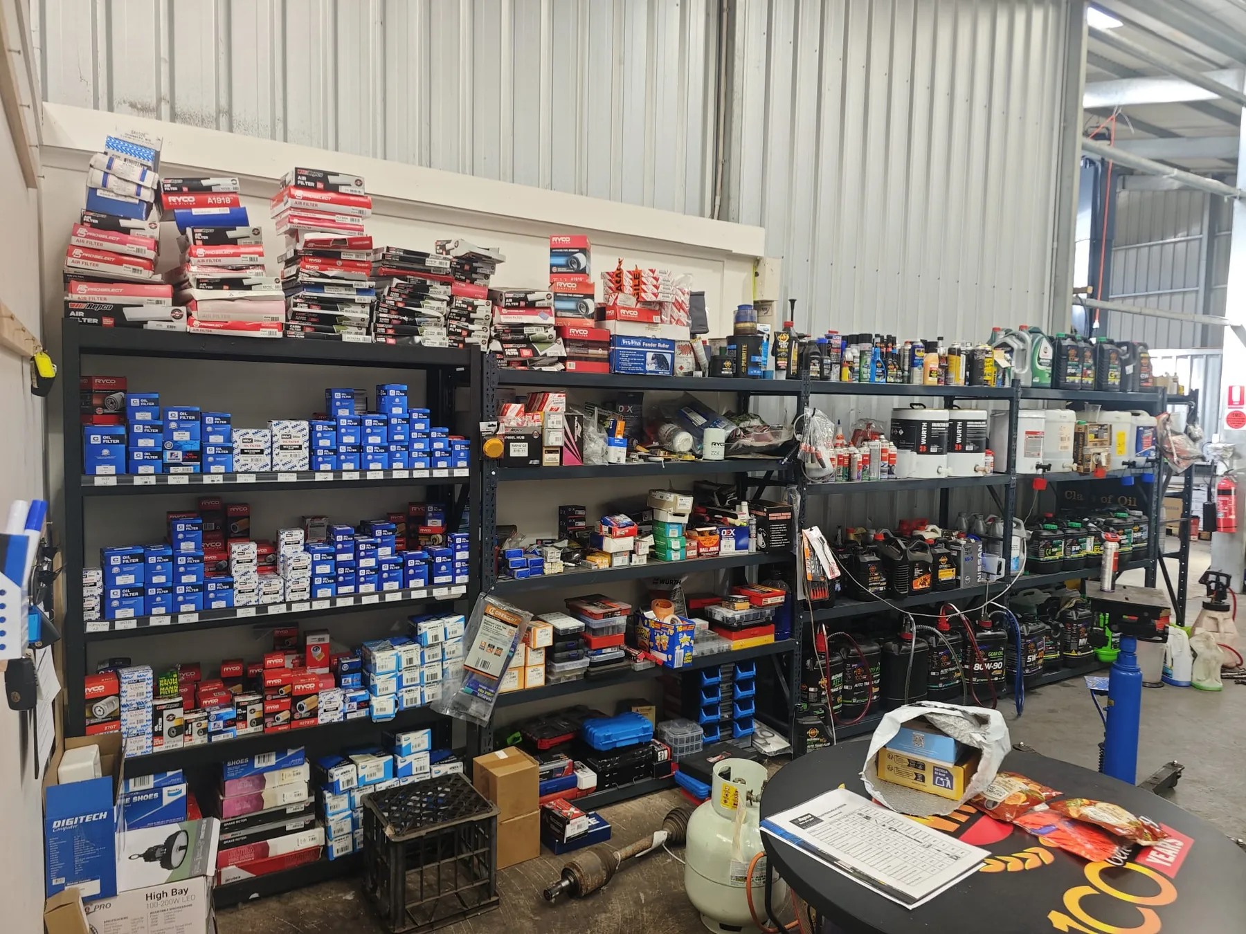 Quality parts & oils in stock